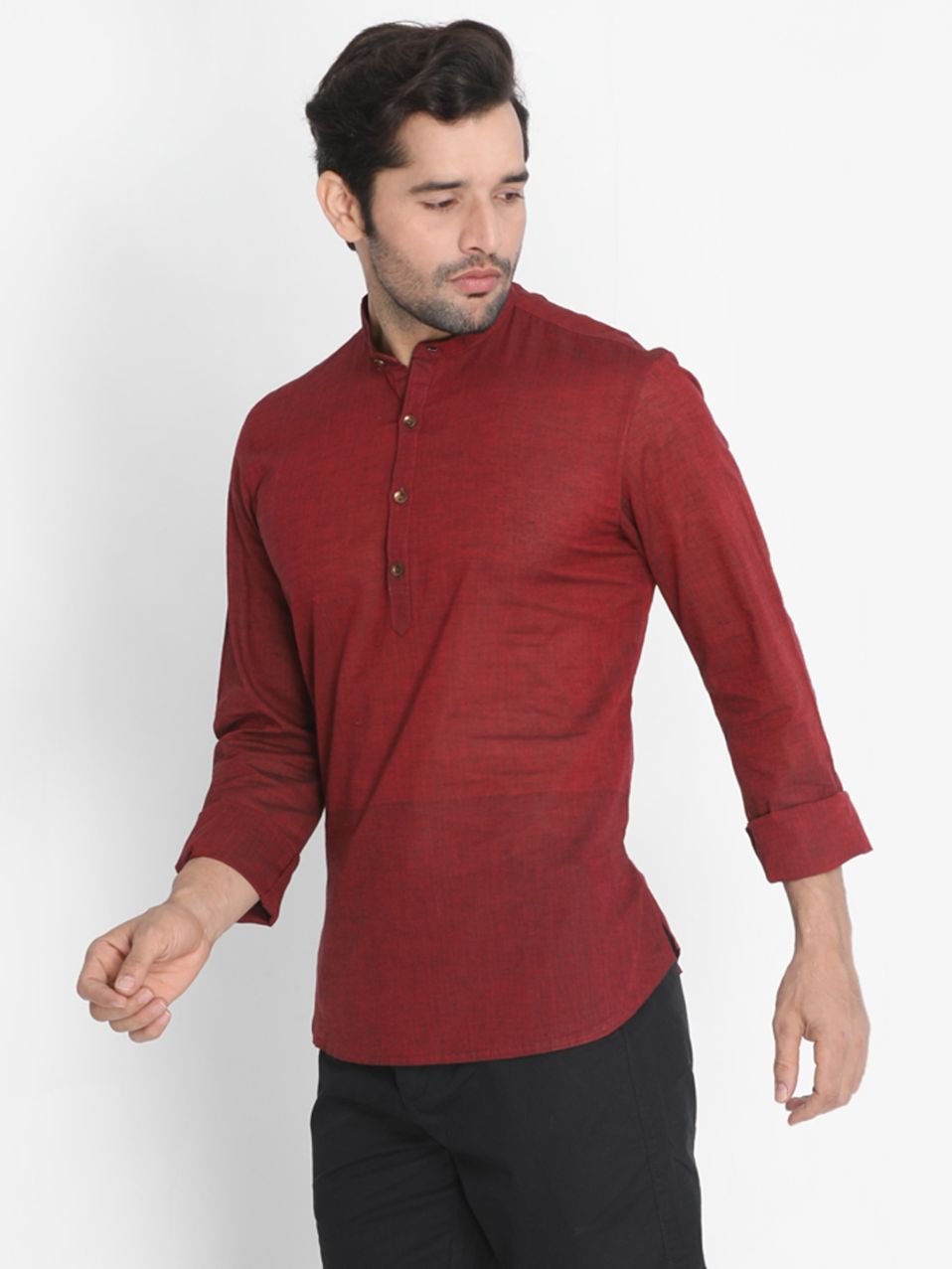 maroon colour ka kurta