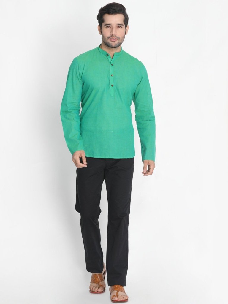 green short kurta