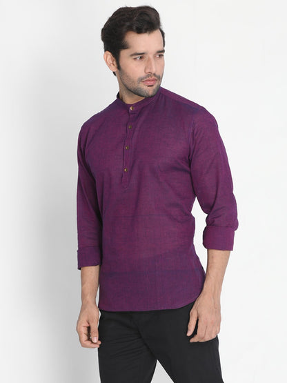 purple kurta for mens