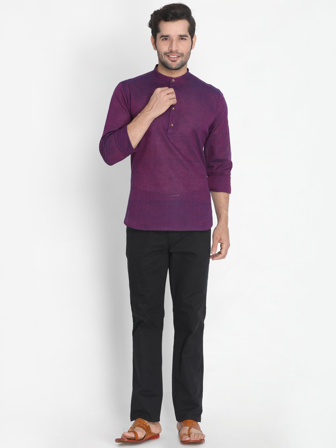 purple kurta