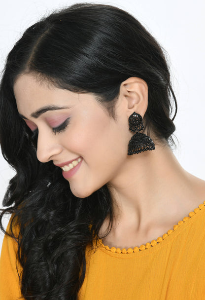 Latest design Black color Earrings -