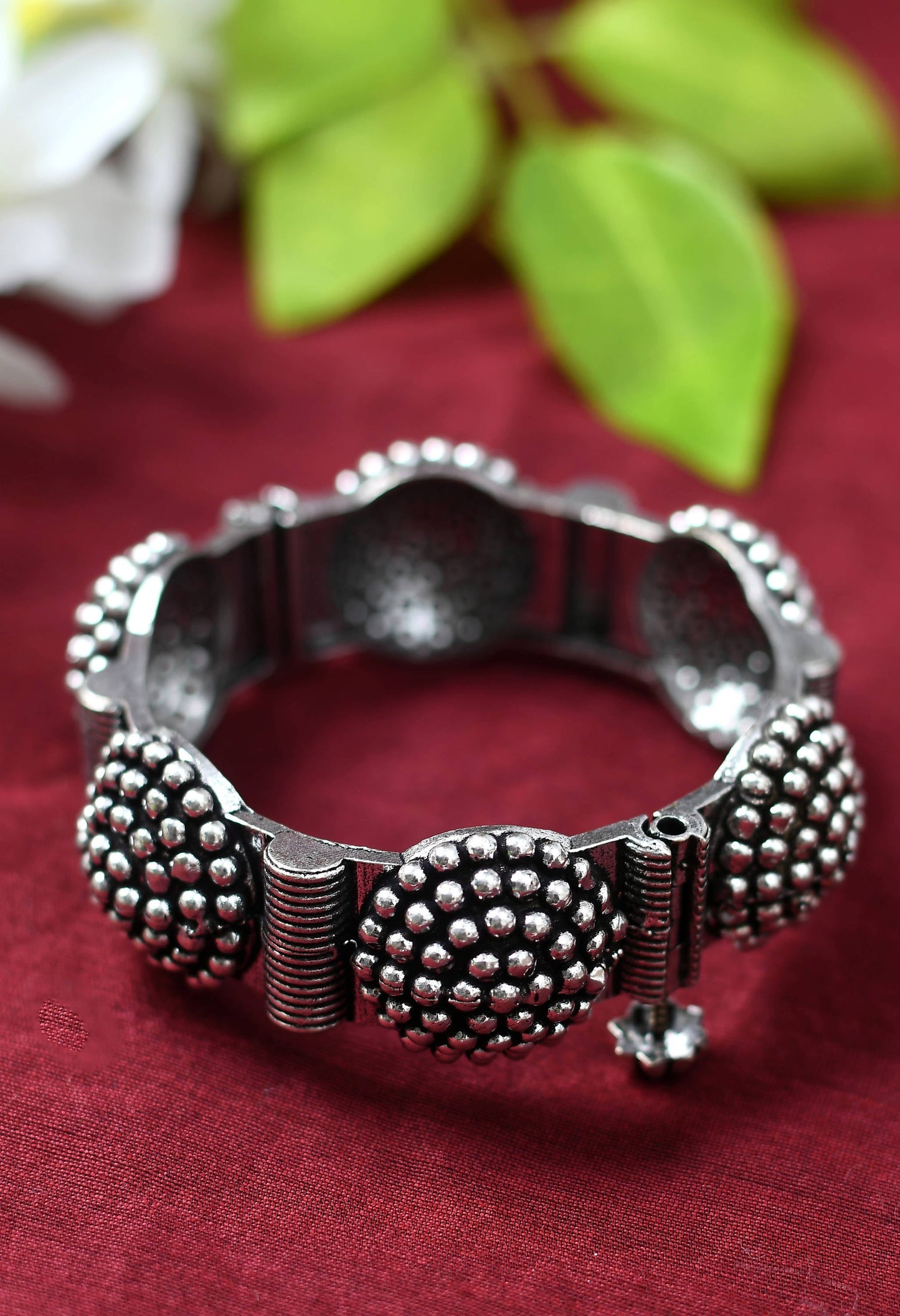 Silver-Replica Bangles cum Bracelet Jkbangles_004