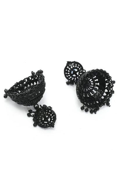 Latest design Black color Earrings -