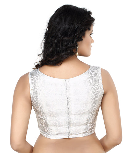 Women's Polyester Sleeveless Saree Blouse