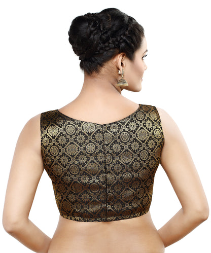 Women's Polyester Sleeveless Readymade Saree Blouse