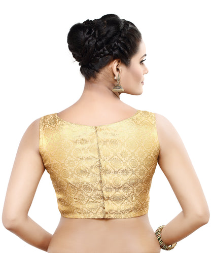 Women's Polyester Sleeveless Readymade Saree Blouse