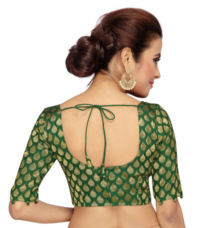 Women's Brocade Saree Blouse - 1 pc