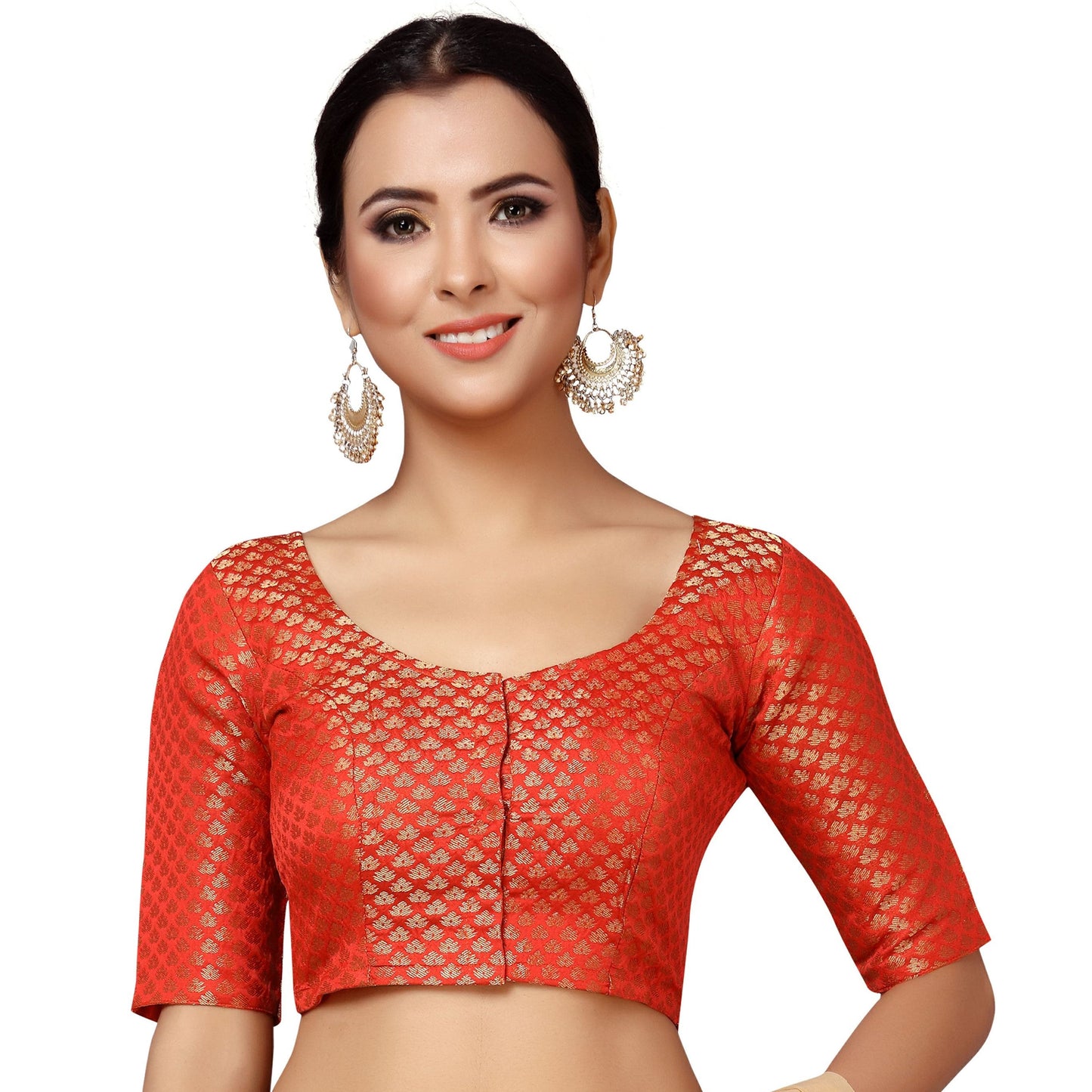 Women's Brocade Saree Blouse - 1 pc