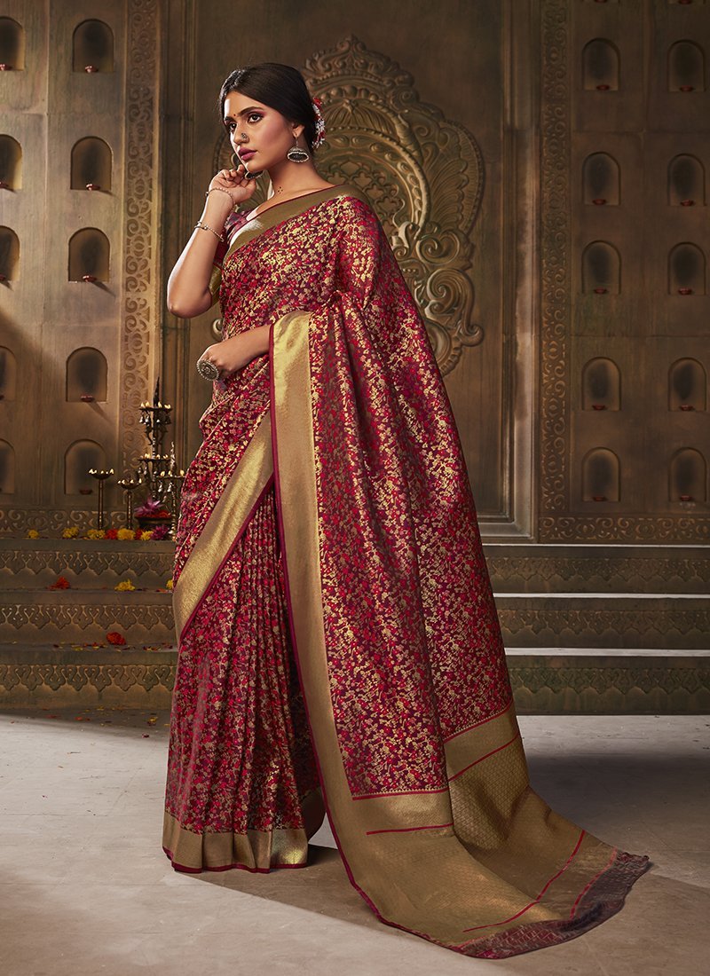 Women's Banarasi Silk Woven saree