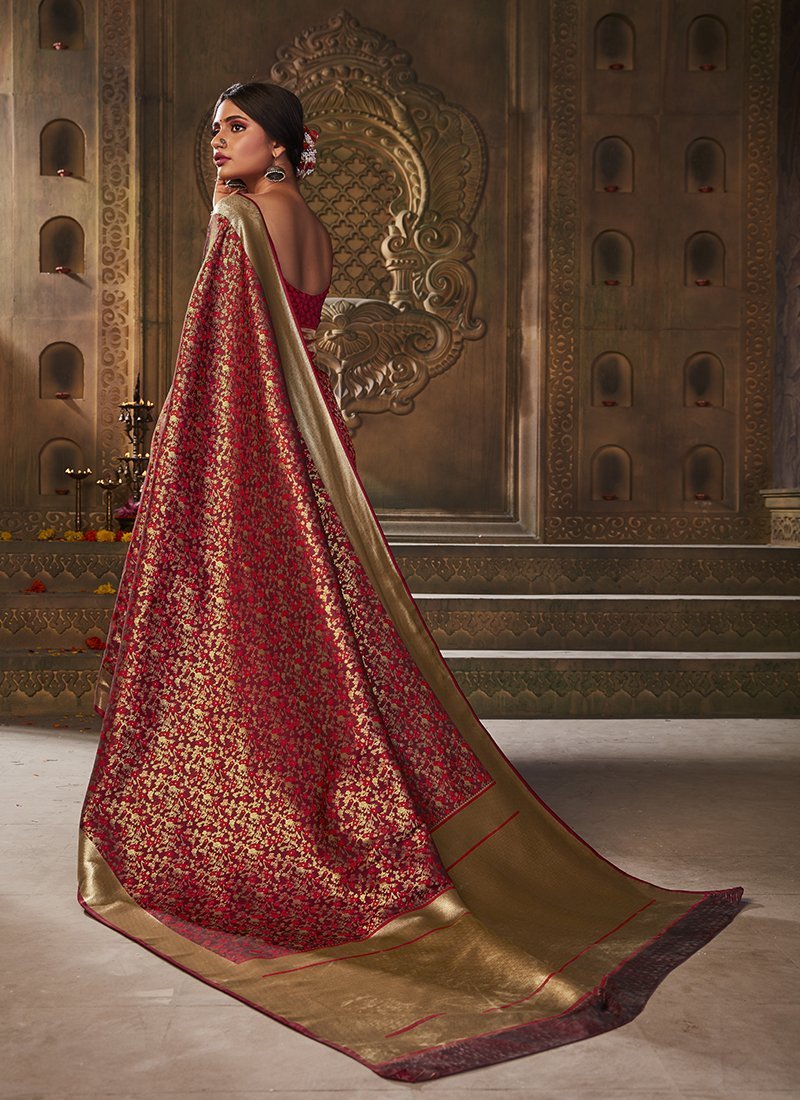 Women's Banarasi Silk Woven saree