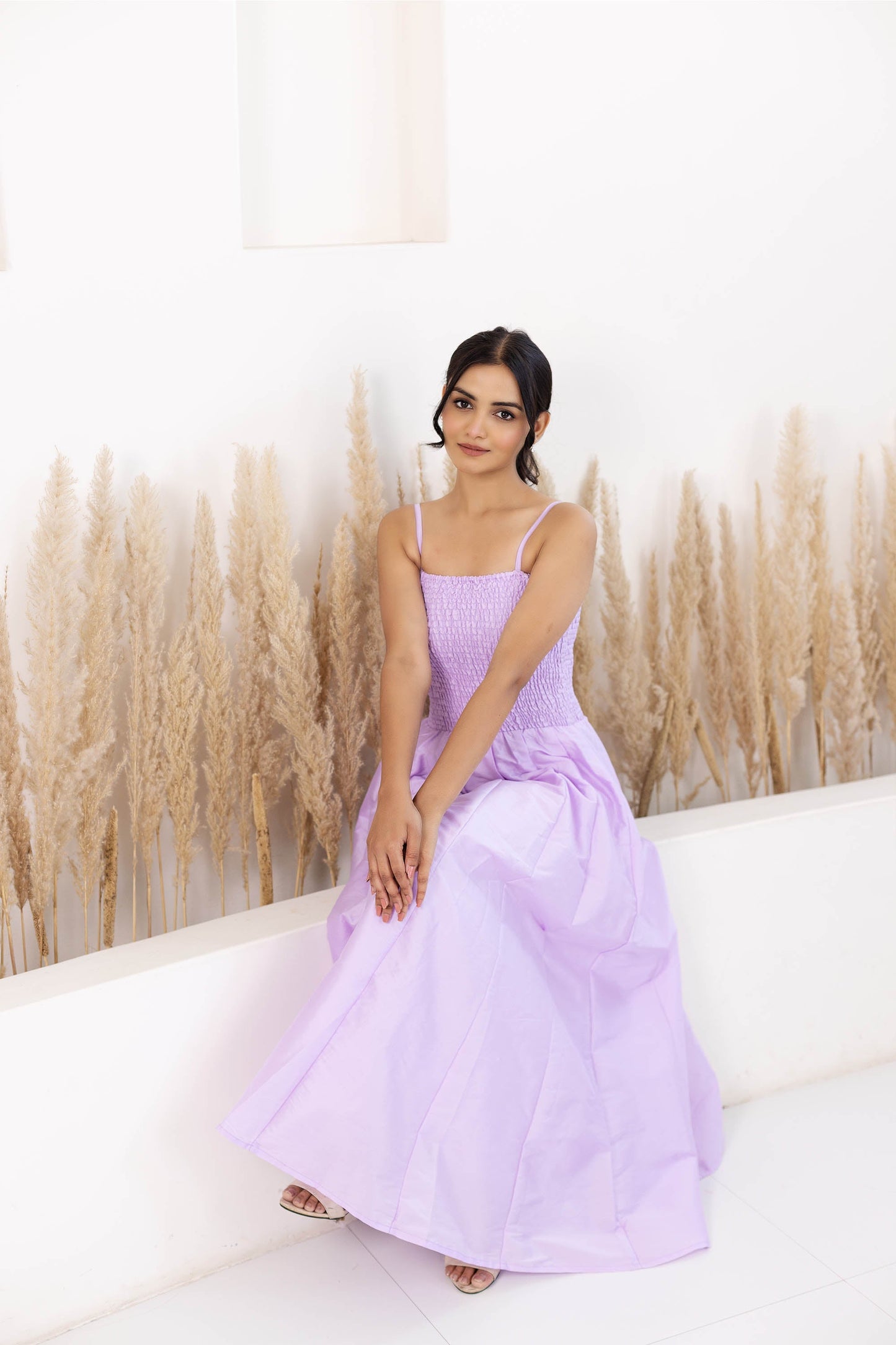 Purple Gown Dress For Women - (1Pc Set)