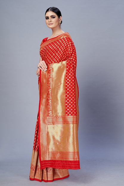 Women's Color Banarasi silk Traditonal Saree