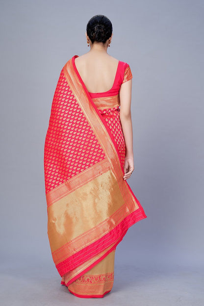 Women's Color Banarasi silk Traditonal Saree