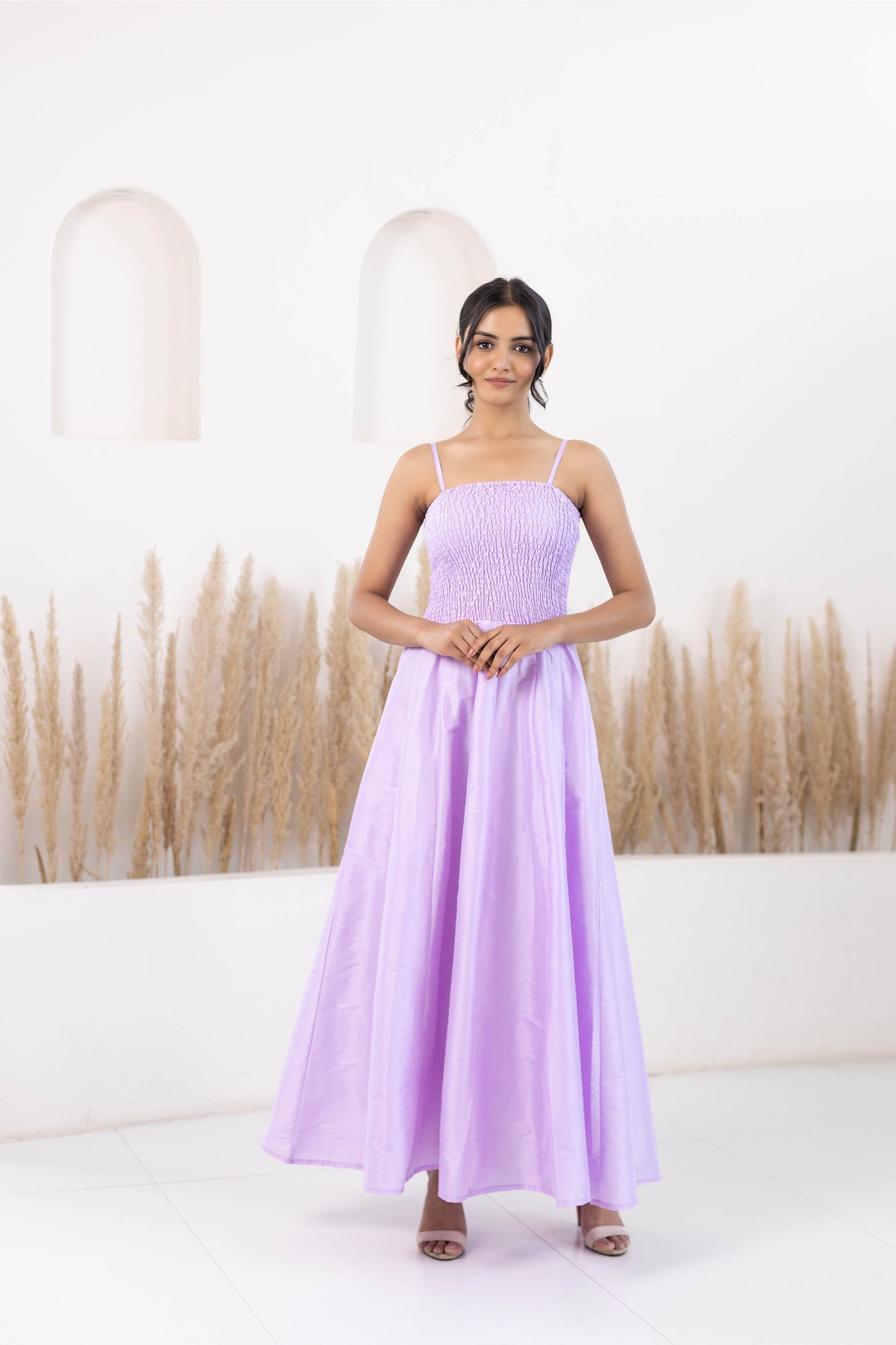 Purple Gown Dress For Women - (1Pc Set)