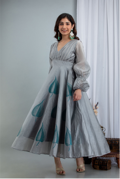 Women's Fannah Hand Painted Styled Gown