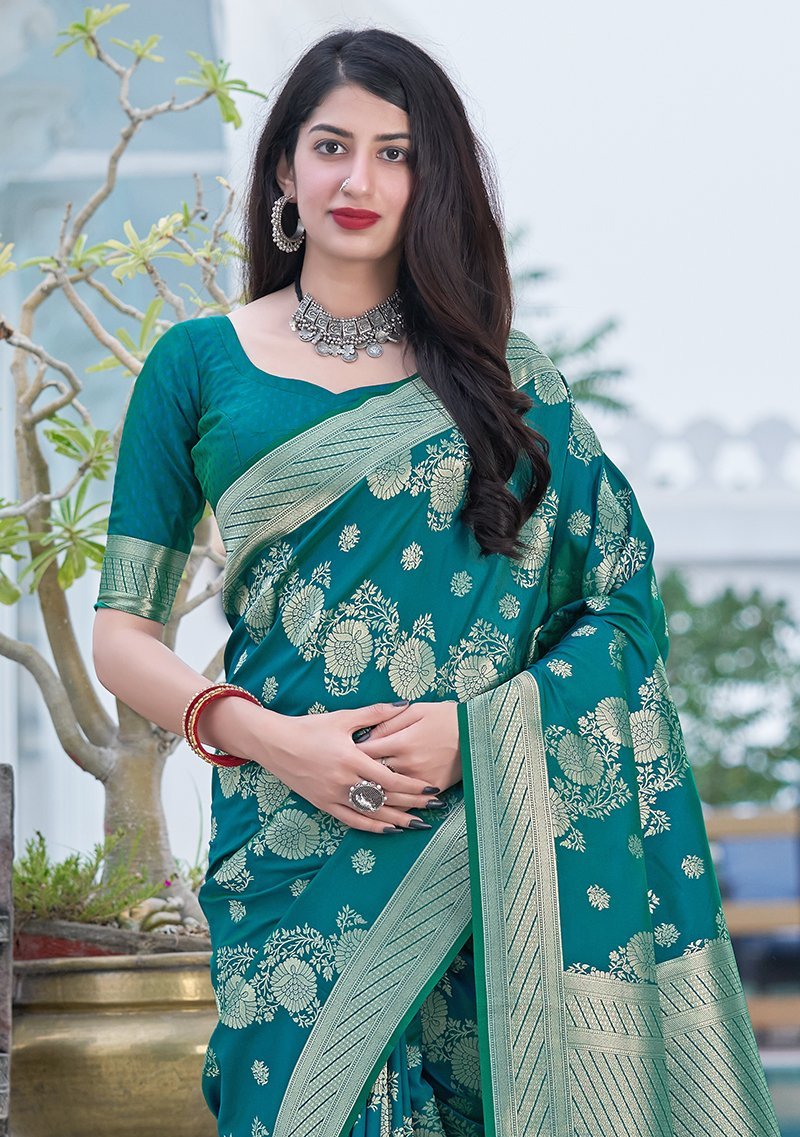 Women's Woven Traditional Designer Silk Saree