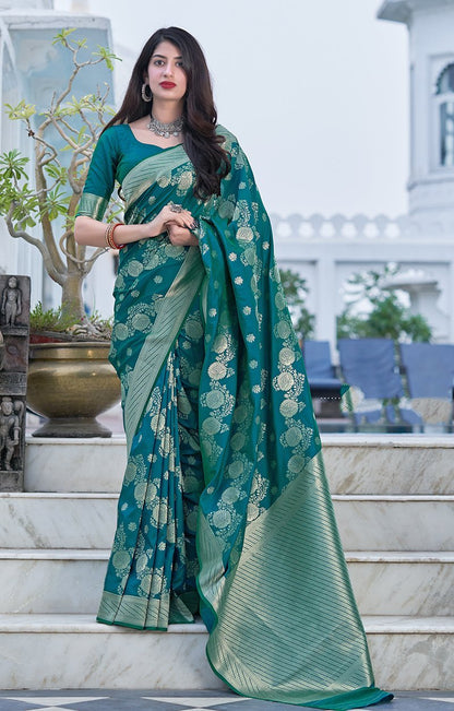 Women's Woven Traditional Designer Silk Saree