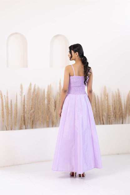 Purple Gown Dress For Women - (1Pc Set)