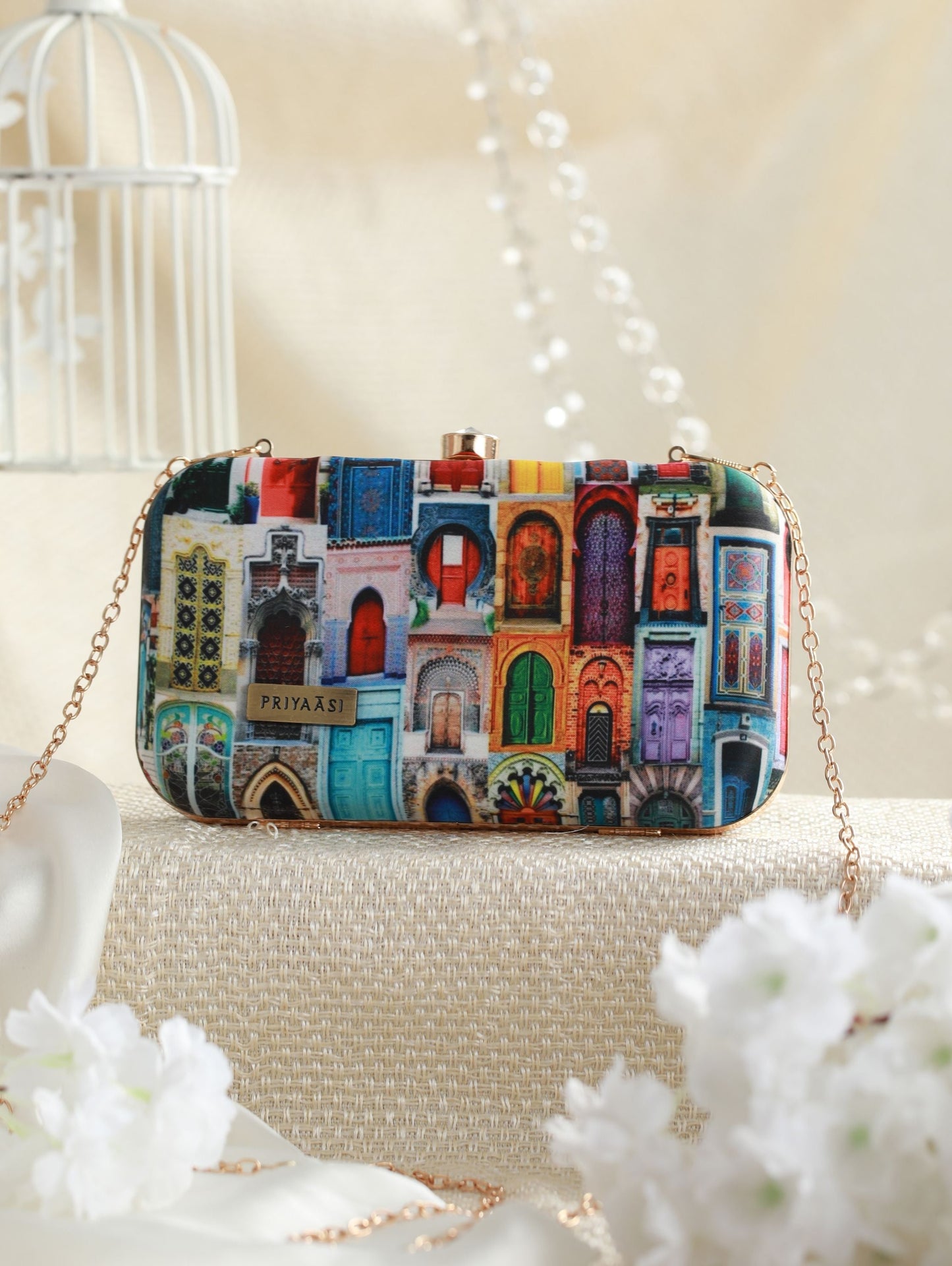 Women's Urban Streets Printed Clutch - Priyaasi