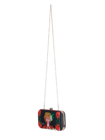 Women's Musing Stree Printed Clutch - Priyaasi