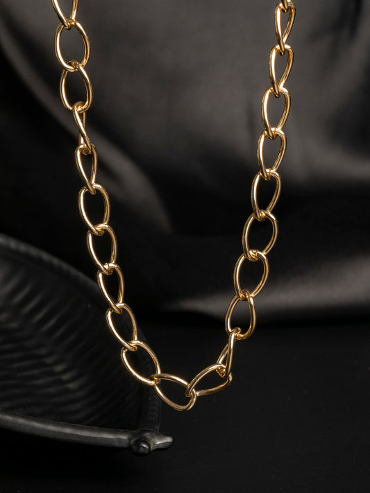 Women's Gold Plated Linked Necklace - Priyaasi