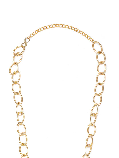 Women's Gold Plated Linked Necklace - Priyaasi