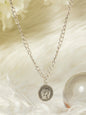 Women's Queen Elizabeth Coin Silver Necklace - Priyaasi