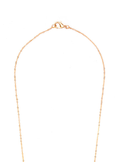 Women's Rose Gold Plated Link Statment Necklace - Priyaasi