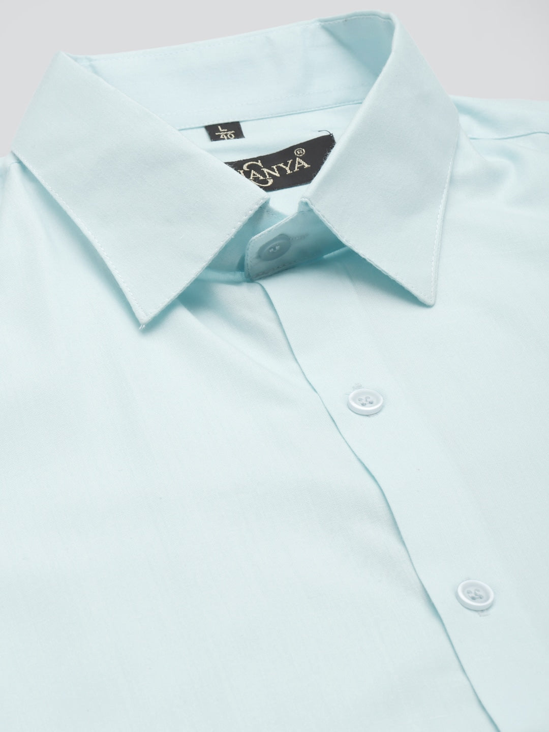 Men's Cotton Sky Blue Classic Formal Shirt