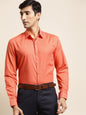 Men's Cotton Orange Classic Formal Shirt