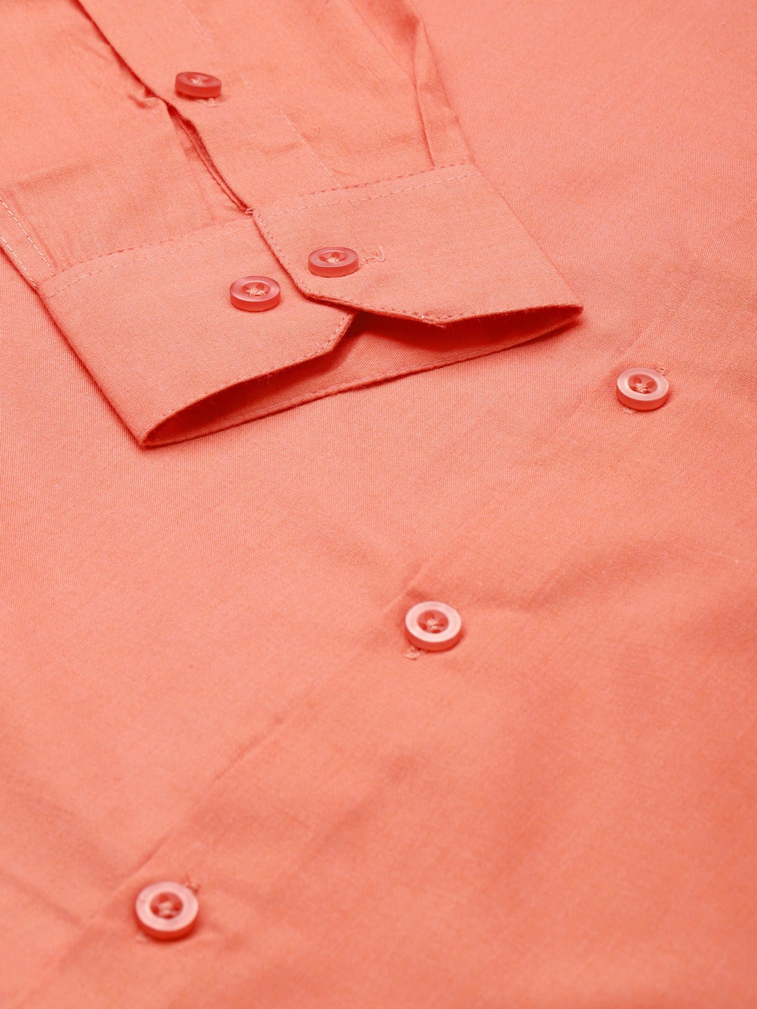 Men's Cotton Orange Classic Formal Shirt