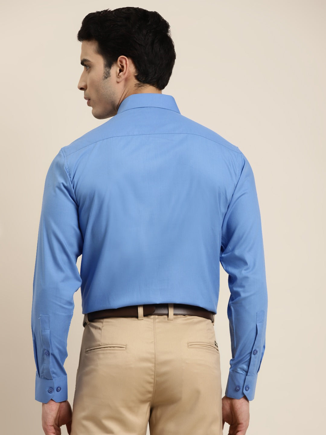 Men's Cotton Blue Classic Formal Shirt