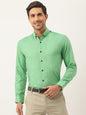 Men's Cotton Green Formal Shirt