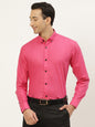 Men's Cotton Dark Pink Formal Shirt