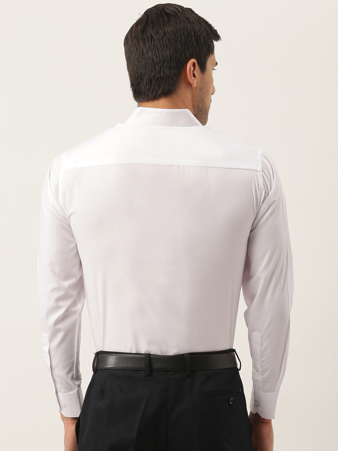 Men's Cotton White Classic Formal Shirt