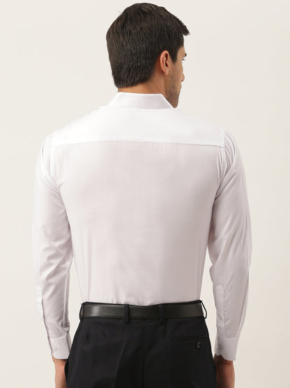 Men's Cotton White Classic Formal Shirt