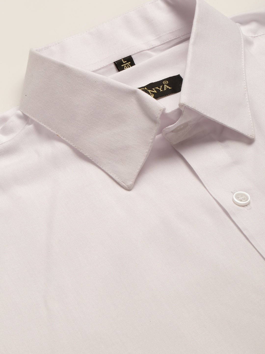 Men's Cotton White Classic Formal Shirt