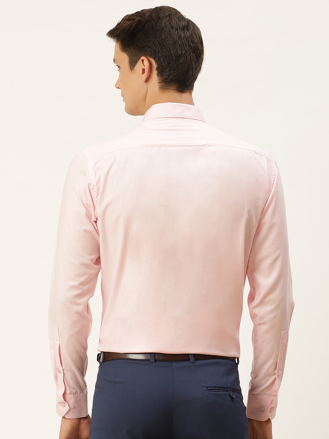 Men's Cotton Pink Classic Formal Shirt