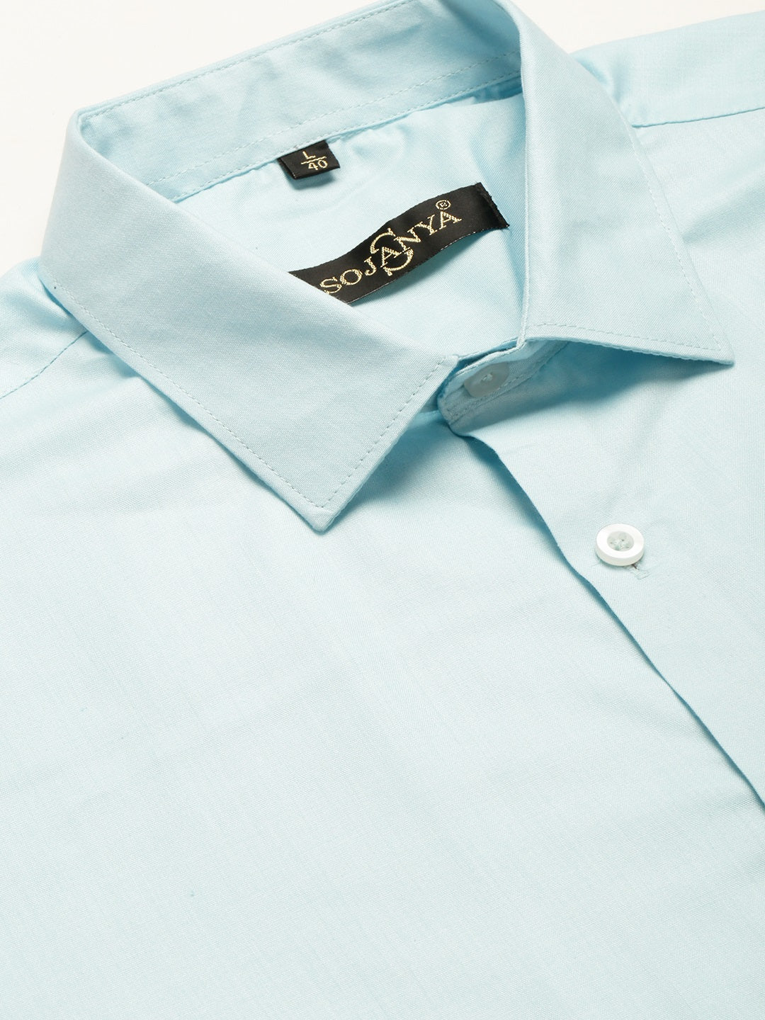 Men's Cotton Sky Blue Classic Formal Shirt