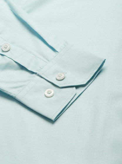 Men's Cotton Sky Blue Classic Formal Shirt