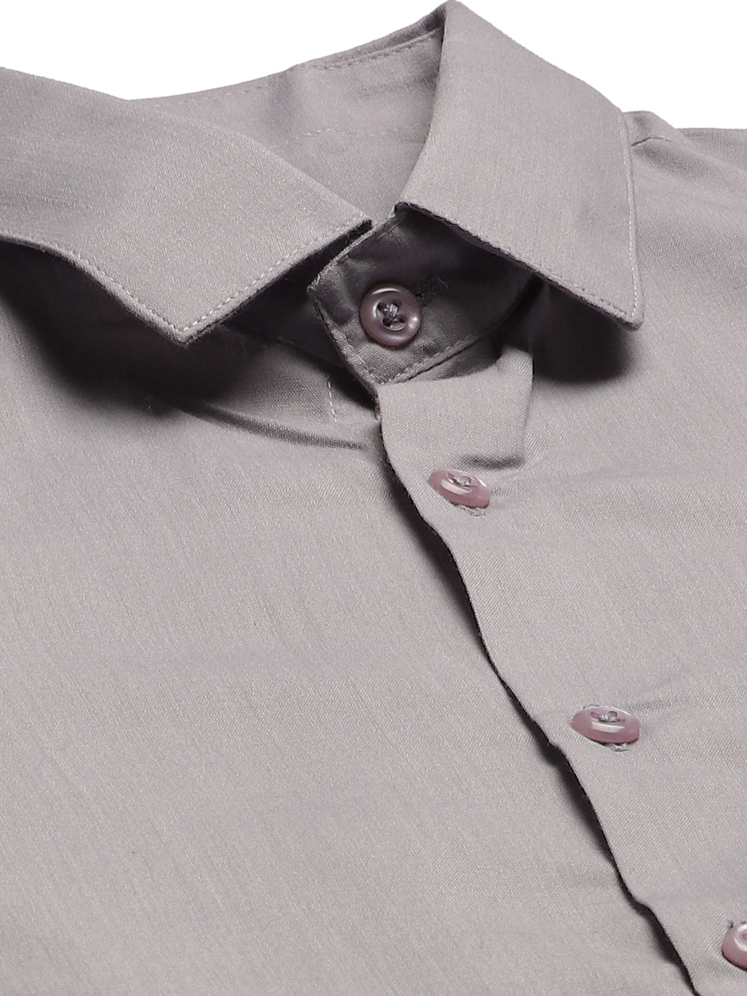 Men's Cotton Grey Classic Formal Shirt