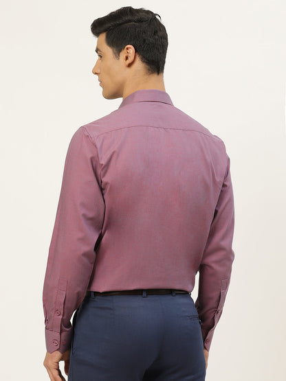 Men's Cotton Violet Classic Formal Shirt