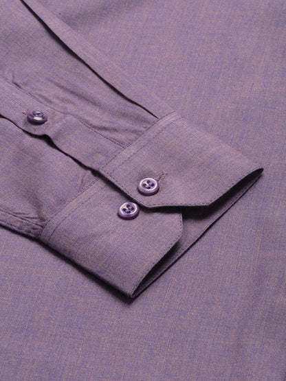 Men's Cotton Purple Classic Formal Shirt