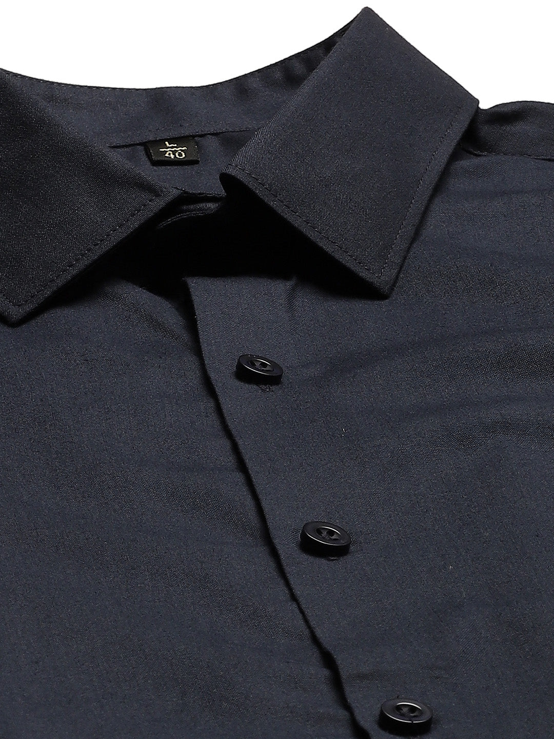 Men's Cotton Navy Blue Classic Formal Shirt