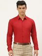 Men's Cotton Red Classic Formal Shirt