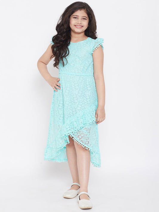 Girl's Printed Dress Blue