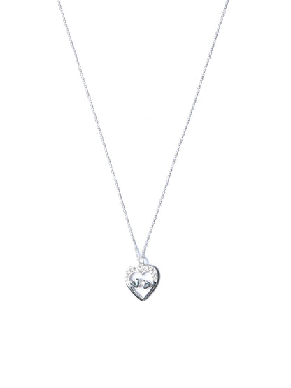 Women's Hearts in Heart Sterling Silver Necklace - Priyaasi