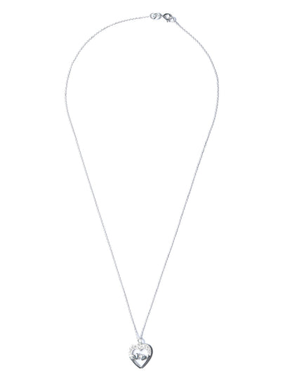 Women's Hearts in Heart Sterling Silver Necklace - Priyaasi