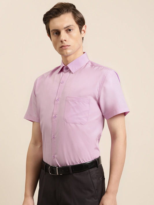 Men's Cotton Purple Classic Formal Shirt