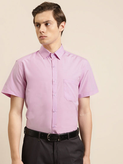 Men's Cotton Purple Classic Formal Shirt